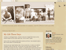 Tablet Screenshot of lyricsofloveandlore.blogspot.com