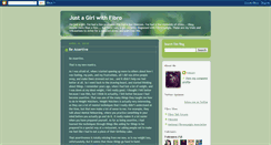 Desktop Screenshot of justagirlwithfibro.blogspot.com