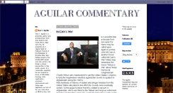 Desktop Screenshot of aguilarcommentary.blogspot.com