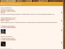 Tablet Screenshot of maicorproducciones.blogspot.com