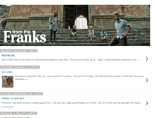 Tablet Screenshot of fromthefranks.blogspot.com