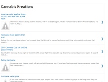 Tablet Screenshot of cannabiskreations.blogspot.com