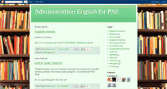 Desktop Screenshot of administrativeenglishforpas.blogspot.com