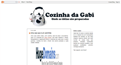 Desktop Screenshot of cozinhadagabi.blogspot.com