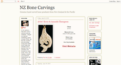 Desktop Screenshot of nzbonecarvings.blogspot.com