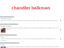 Tablet Screenshot of chandlerbalkman.blogspot.com