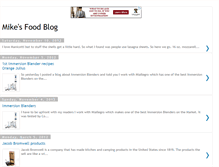 Tablet Screenshot of mikesfoodblog.blogspot.com