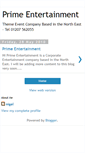 Mobile Screenshot of prime-entertainment.blogspot.com