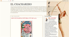 Desktop Screenshot of elchacharero.blogspot.com