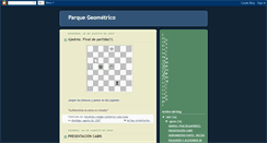 Desktop Screenshot of parquegeometrico.blogspot.com
