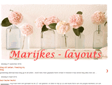 Tablet Screenshot of marijkes-layouts.blogspot.com