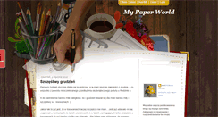 Desktop Screenshot of my-paper-world.blogspot.com