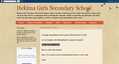 Desktop Screenshot of hekimagirlssecondaryschool.blogspot.com