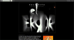 Desktop Screenshot of kalishiva.blogspot.com