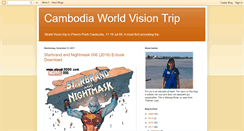 Desktop Screenshot of cambodiaworldvisiontrip.blogspot.com