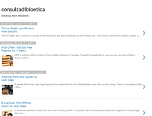 Tablet Screenshot of consultadibioetica.blogspot.com