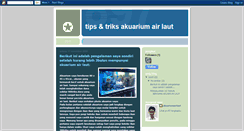 Desktop Screenshot of akuariumairlaut.blogspot.com