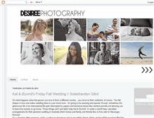 Tablet Screenshot of desireephotography.blogspot.com