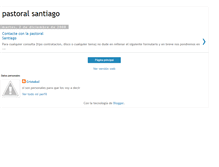 Tablet Screenshot of pastoralsantiagocontactenos.blogspot.com