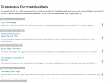 Tablet Screenshot of crossroadscommunications.blogspot.com