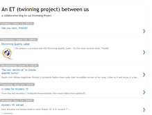 Tablet Screenshot of anettwinningprojectbetweenus.blogspot.com