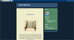 Desktop Screenshot of godseaglenest.blogspot.com