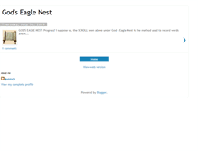 Tablet Screenshot of godseaglenest.blogspot.com