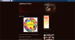 Desktop Screenshot of gettingtoknowwillow.blogspot.com