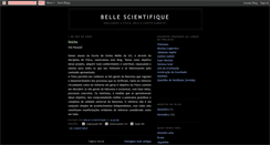 Desktop Screenshot of bellescientifique.blogspot.com