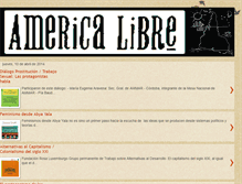 Tablet Screenshot of edicionesamericalibre.blogspot.com