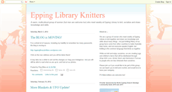 Desktop Screenshot of eppinglibraryknitters.blogspot.com