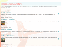 Tablet Screenshot of eppinglibraryknitters.blogspot.com