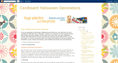 Desktop Screenshot of cardboardhalloweendecorationsv.blogspot.com