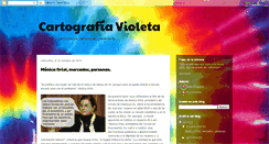 Desktop Screenshot of cartografiavioleta.blogspot.com