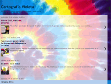 Tablet Screenshot of cartografiavioleta.blogspot.com