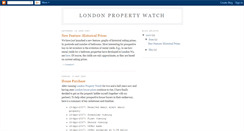 Desktop Screenshot of londonpropertywatch.blogspot.com