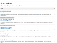 Tablet Screenshot of fauzanfau.blogspot.com