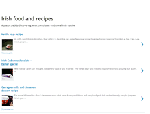 Tablet Screenshot of irishfoodrecipes.blogspot.com