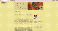 Desktop Screenshot of confrariadopatchwork.blogspot.com