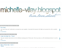 Tablet Screenshot of michelle-vilay.blogspot.com