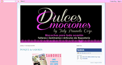 Desktop Screenshot of dulcesemociones.blogspot.com