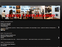 Tablet Screenshot of culturayarteancashino.blogspot.com