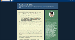 Desktop Screenshot of healthcareincrisis.blogspot.com