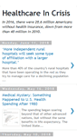 Mobile Screenshot of healthcareincrisis.blogspot.com