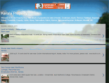 Tablet Screenshot of kerala-property.blogspot.com