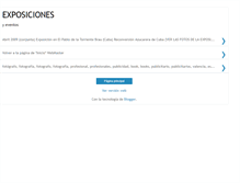 Tablet Screenshot of exposicionesrosan.blogspot.com