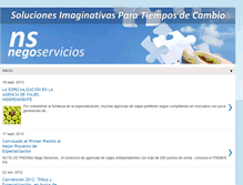 Tablet Screenshot of negoservicios.blogspot.com