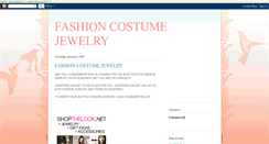 Desktop Screenshot of fashioncostumejewelry.blogspot.com