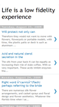 Mobile Screenshot of lifeisalowfidelityexperience.blogspot.com