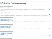 Tablet Screenshot of lifeisalowfidelityexperience.blogspot.com